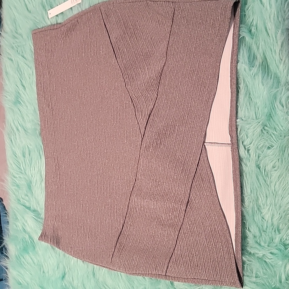 3x gray Midi pencil skirt